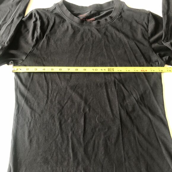 all heart Under scrub basics Long Sleeve Black Tee Size Large - Picture 4 of 10